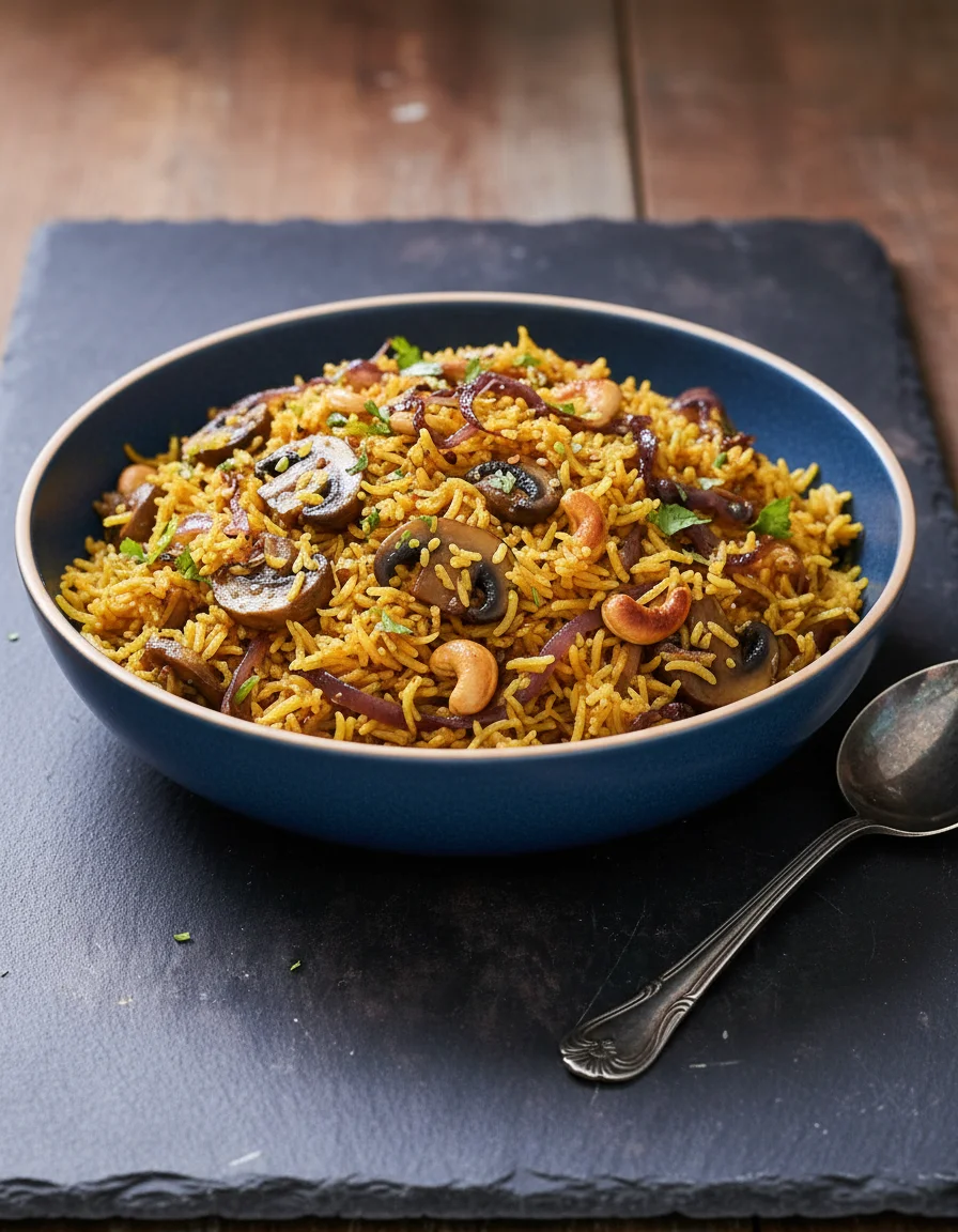Mushroom Biryani