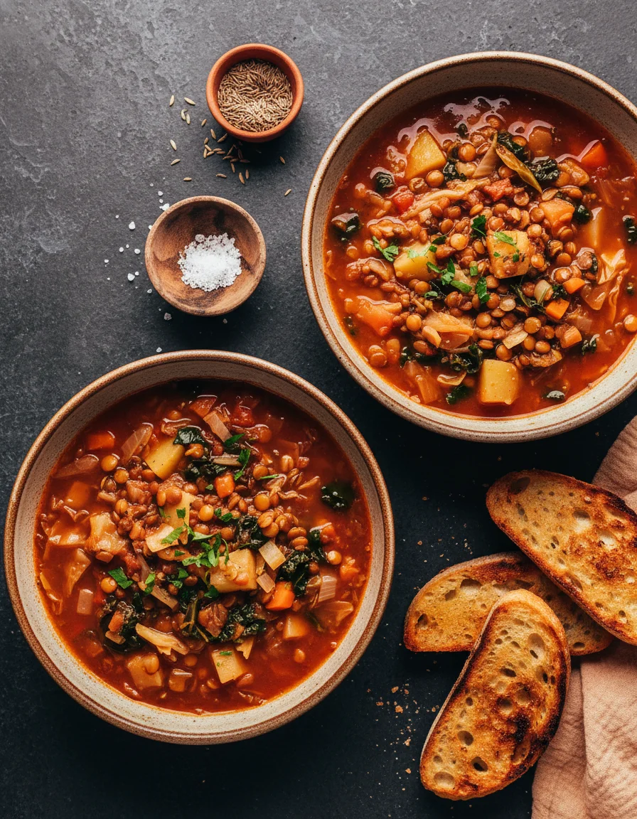 Nourishing Cabbage Lentil Soup
