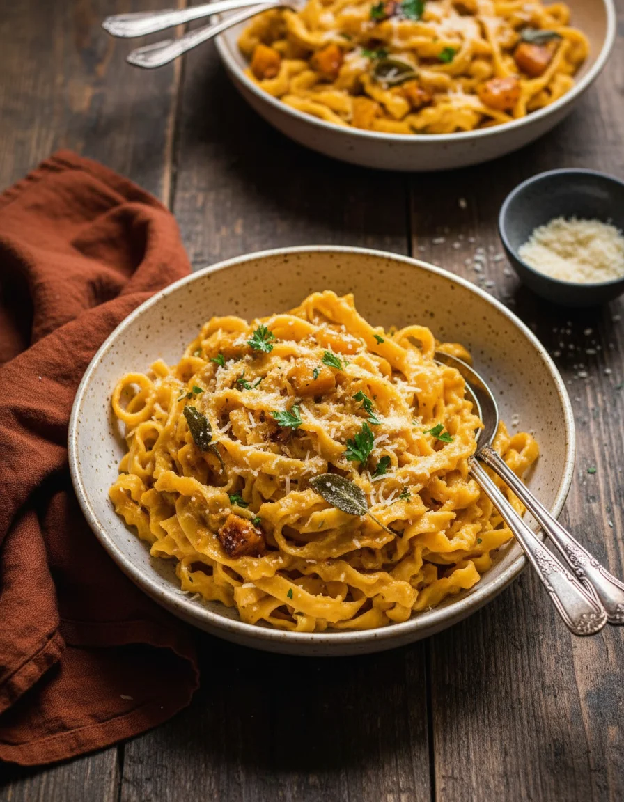 One-Pot Pumpkin Alfredo