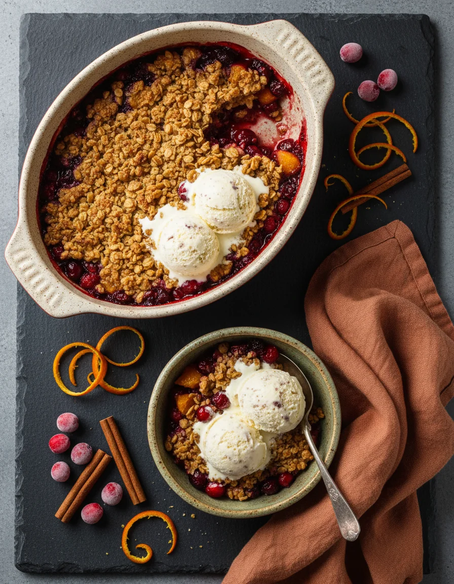 Orange Cranberry Crisp