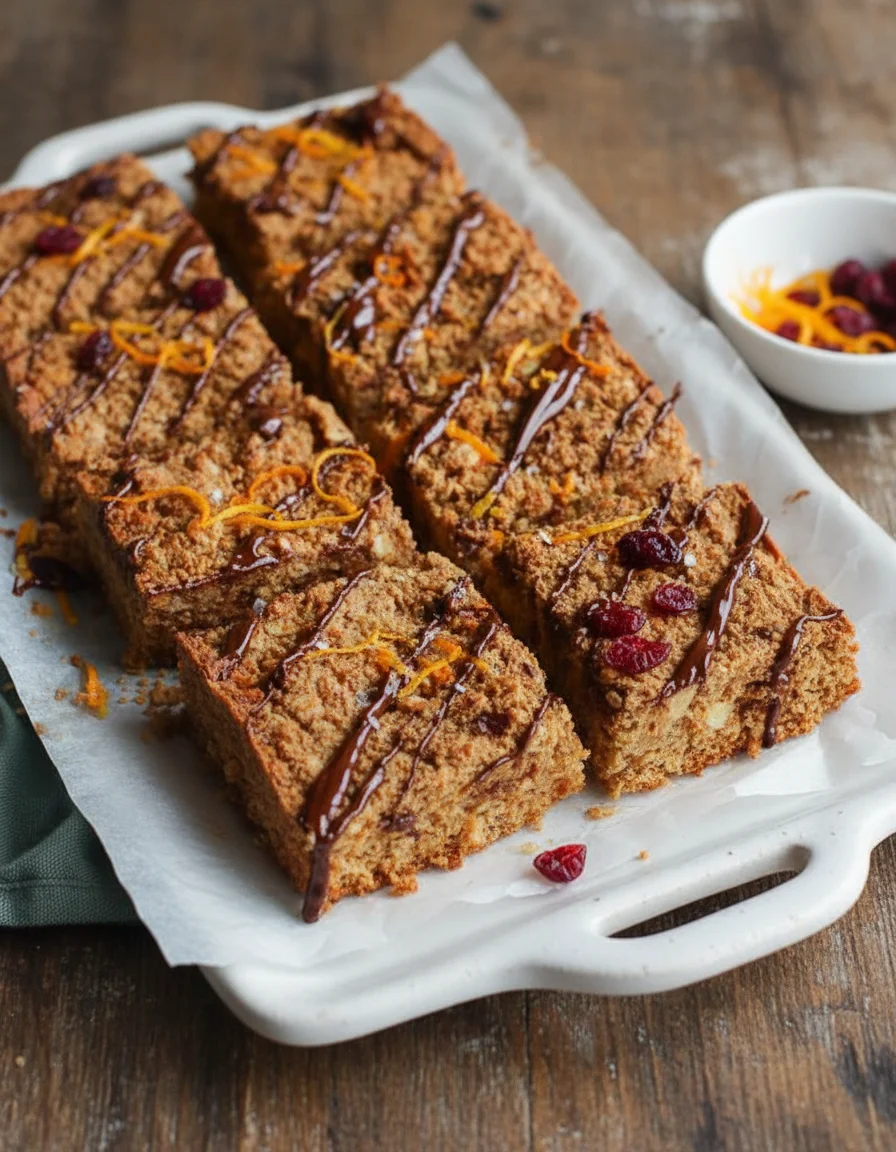 Orange Energy Oat Bars