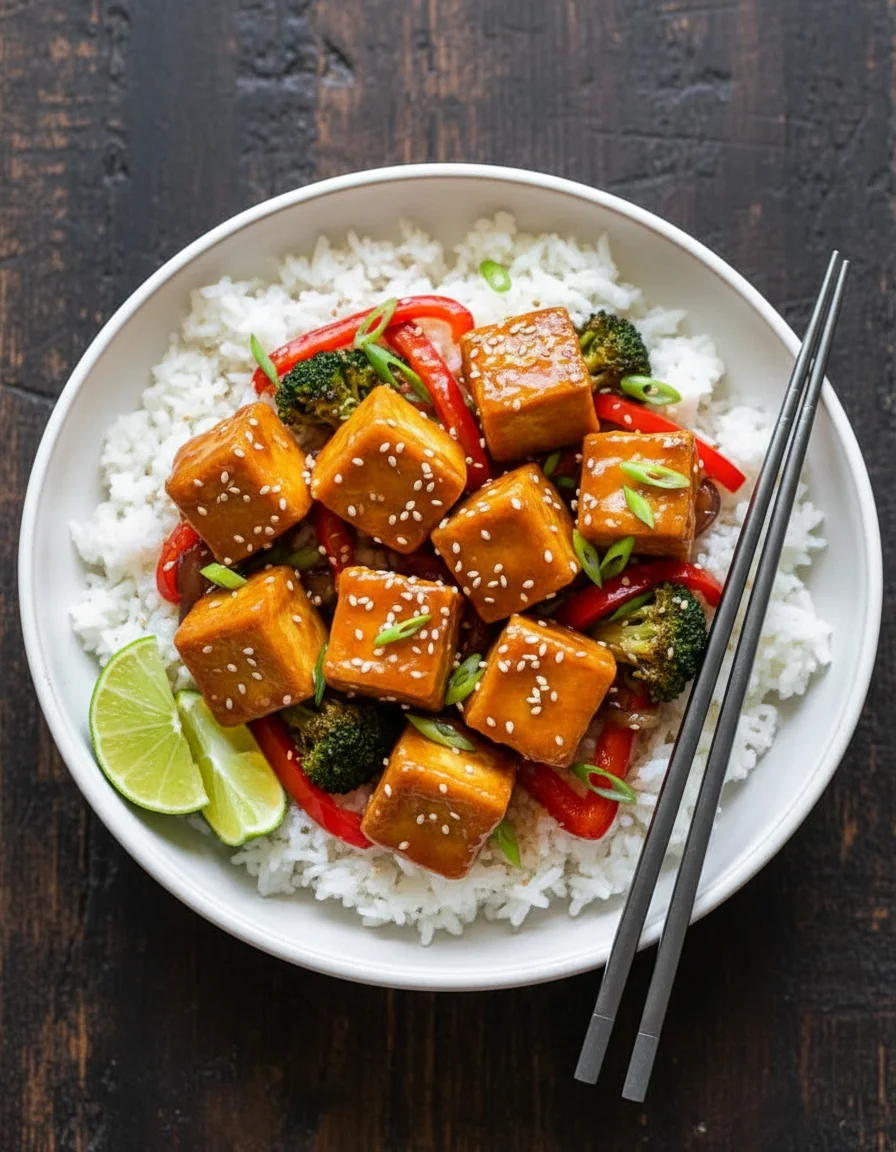 Crispy Orange Tofu