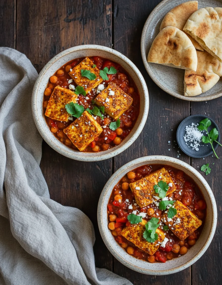 Oven Baked Tofu Shakshuka
