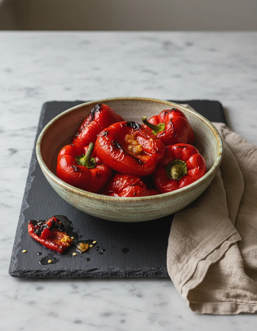 Oven Roasted Red Peppers