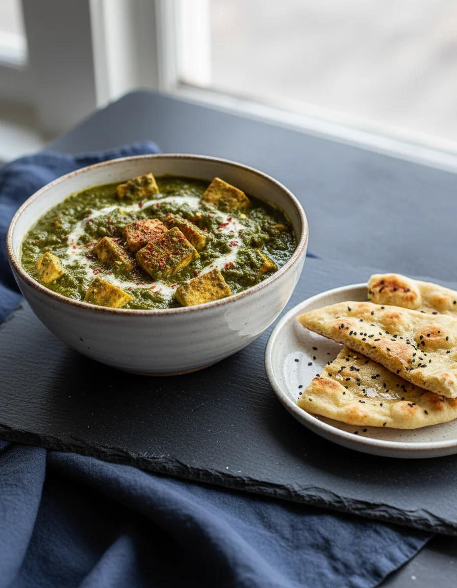 Vegan Palak Tofu Curry
