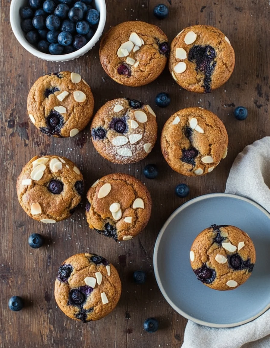 Vegan Blueberry Muffins