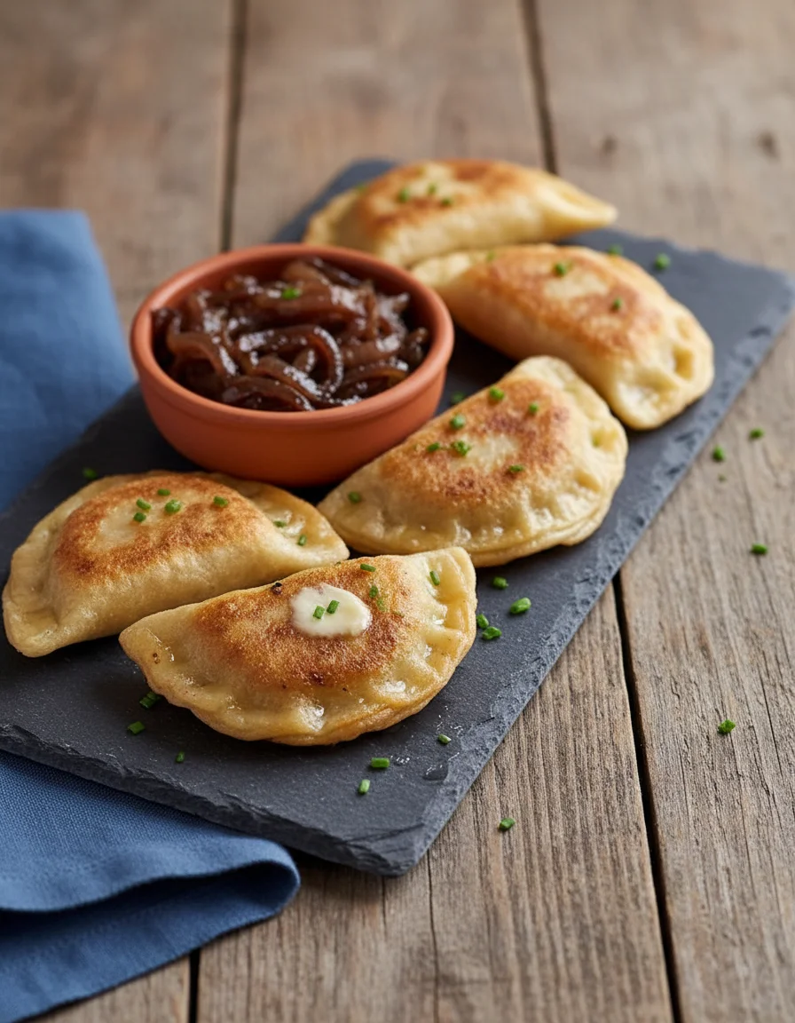 Potato Pierogi With Caramelized Onions
