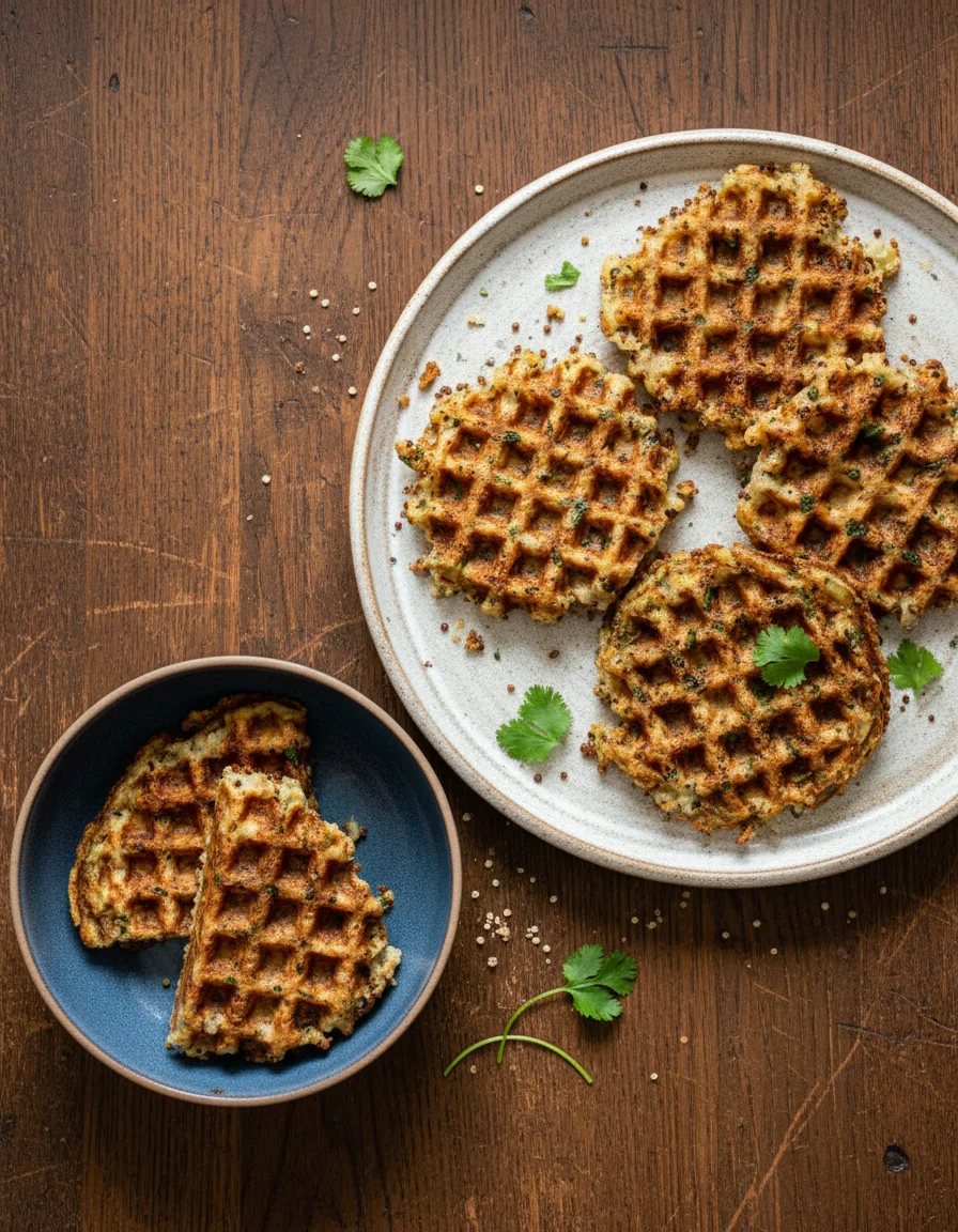 Potato Quinoa Waffles