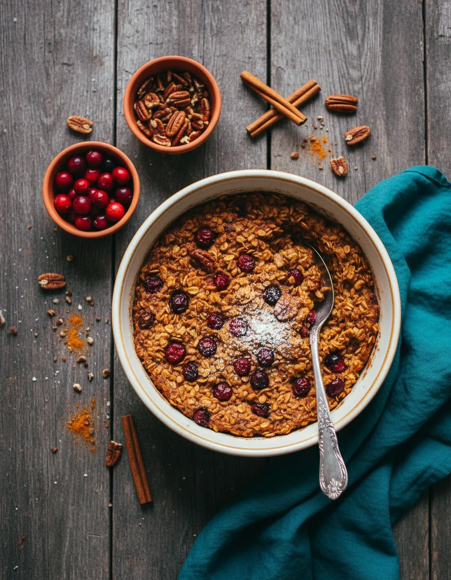 Pumpkin Baked Oatmeal