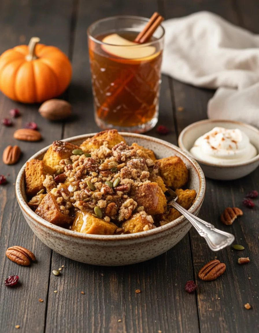 Pumpkin French Toast Casserole