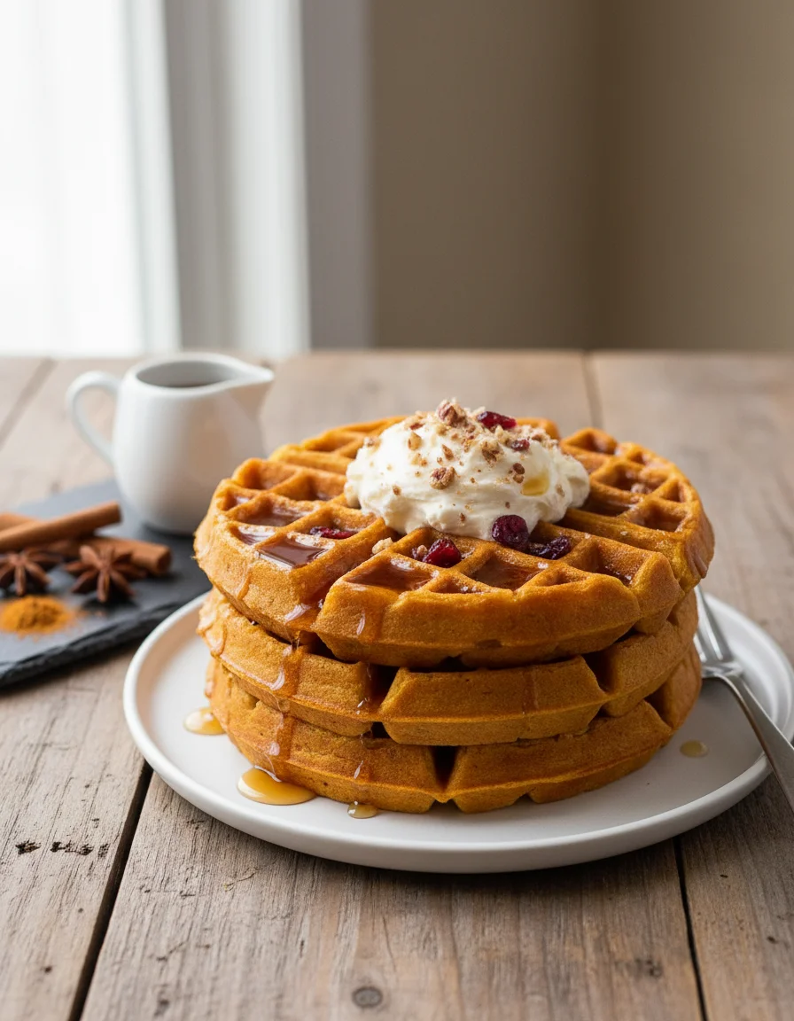 Pumpkin Waffles