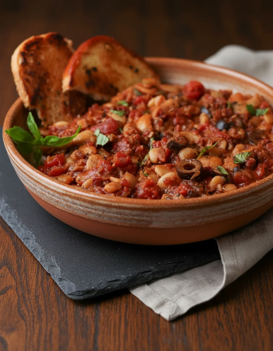 Puttanesca Butter Beans