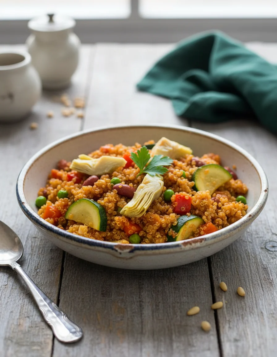 Quinoa Vegetable Paella