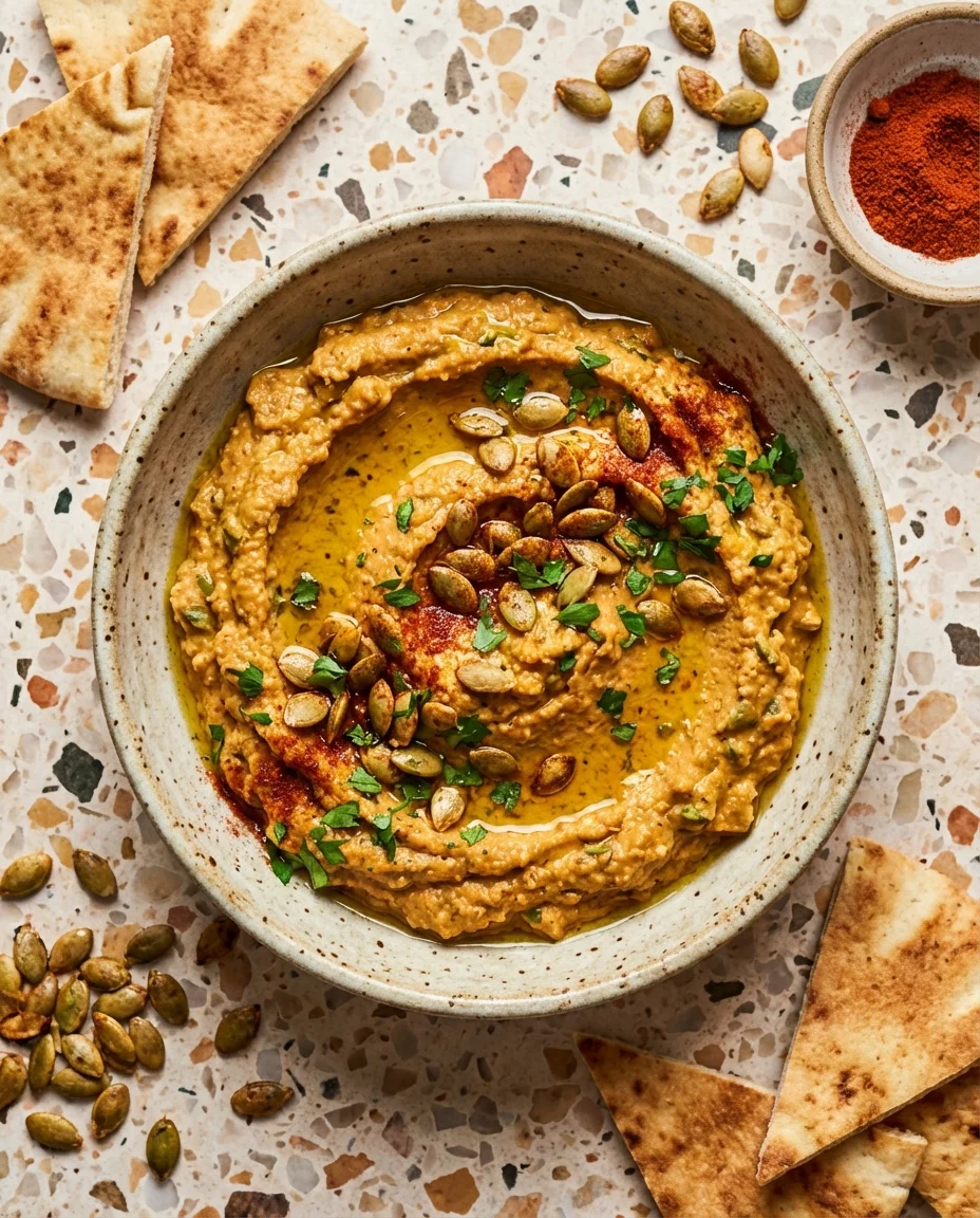 Roasted Pumpkin Seed Hummus