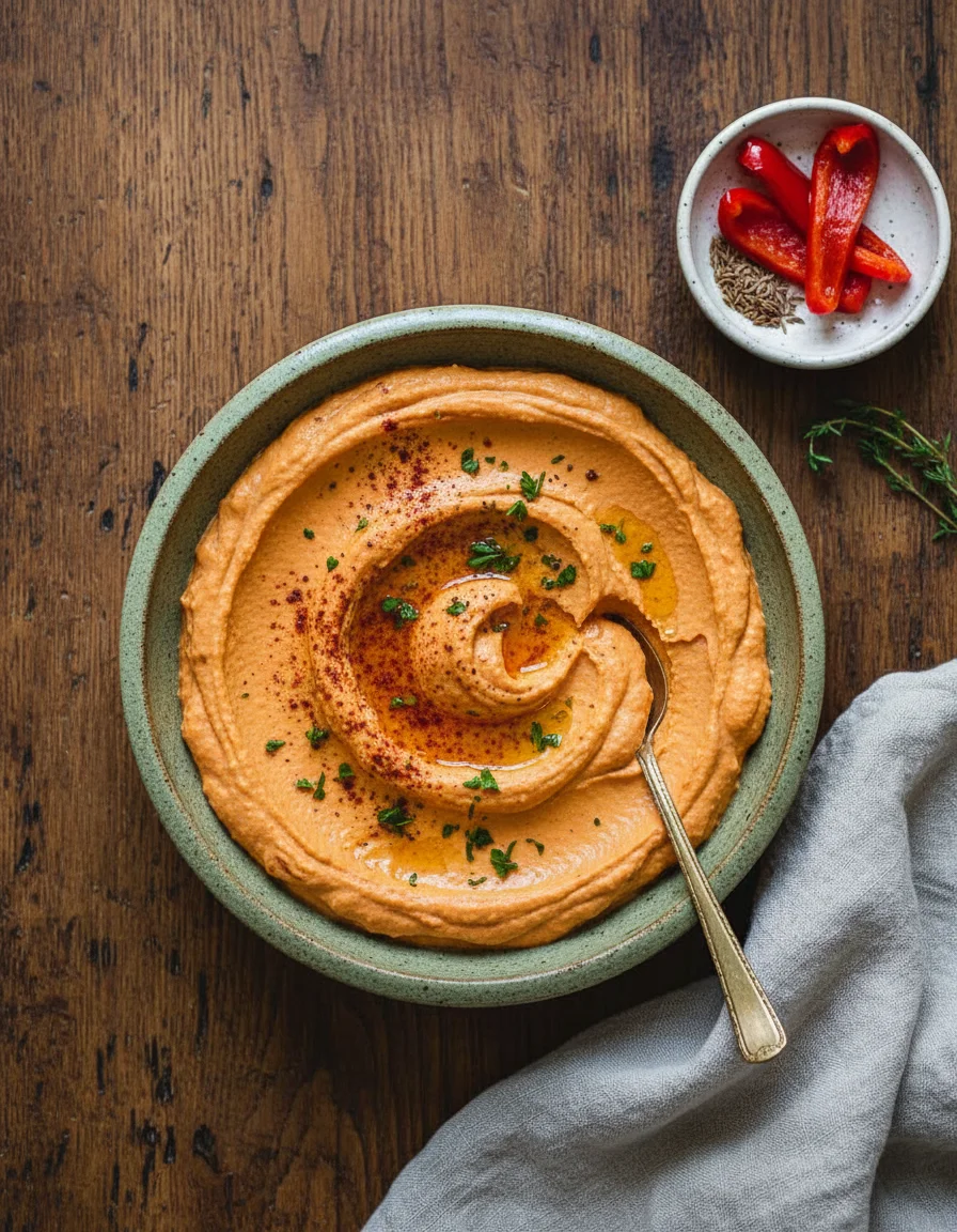 Roasted Red Pepper Hummus