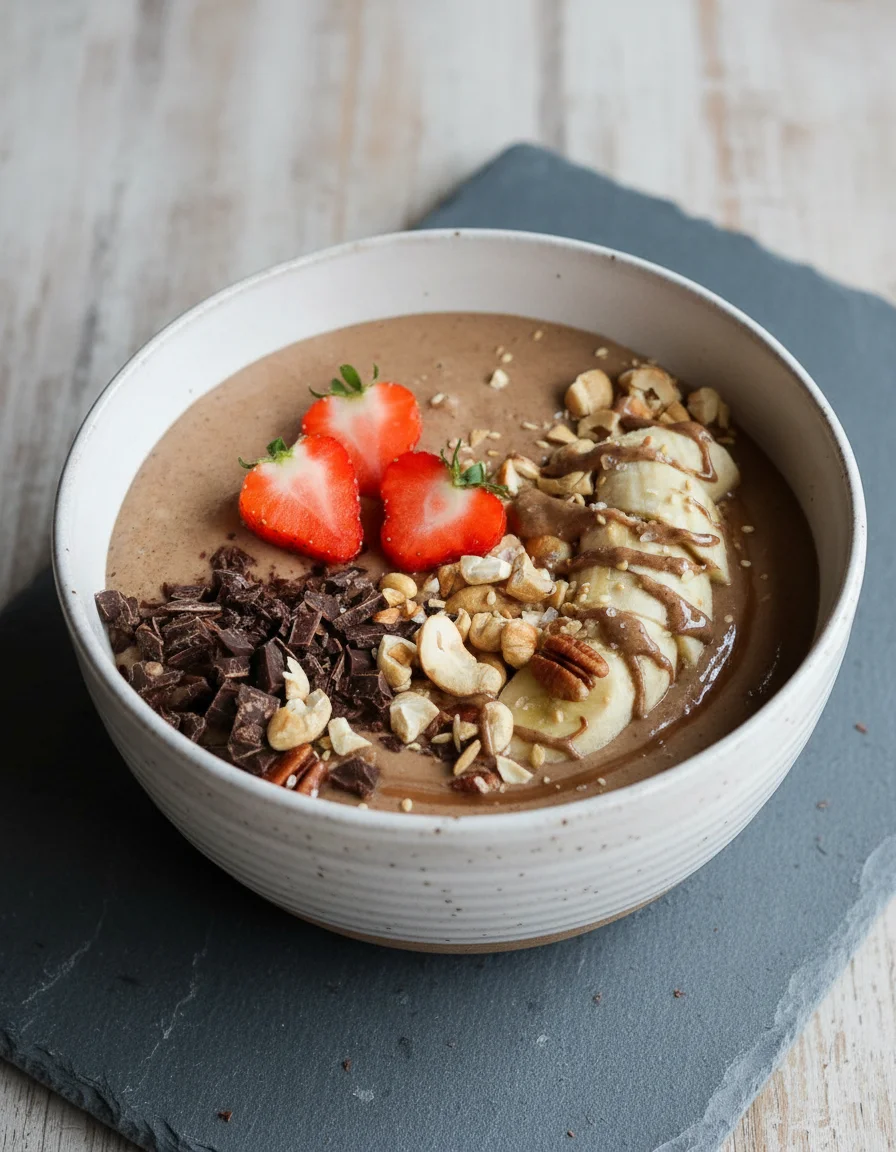 Salted Caramel Smoothie Bowl
