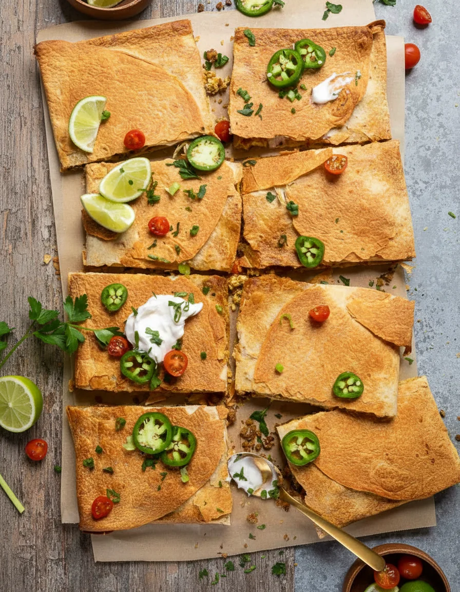 Sheet Pan Breakfast Quesadillas