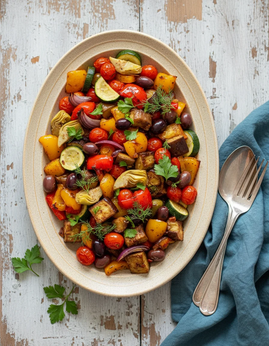 Sheet Pan Mediterranean Vegetables