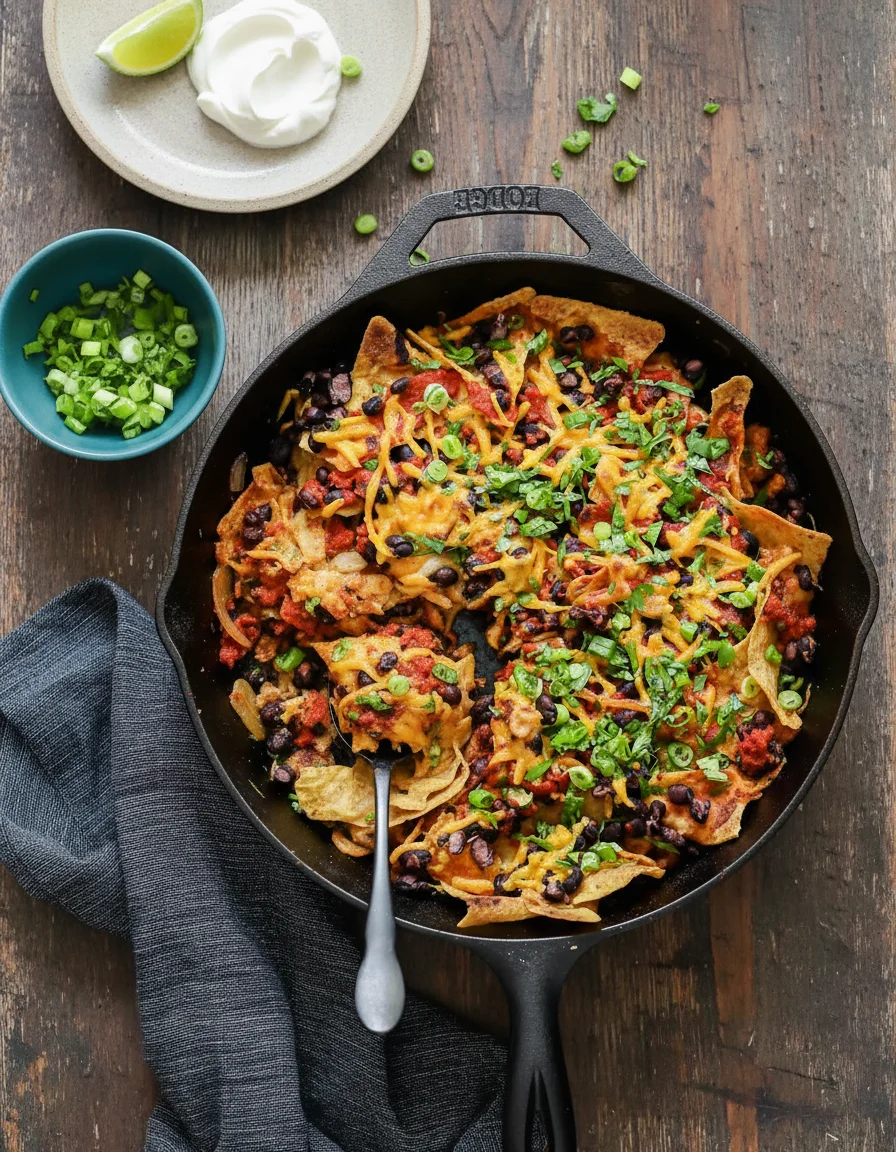 Skillet Enchiladas with Soy Curls