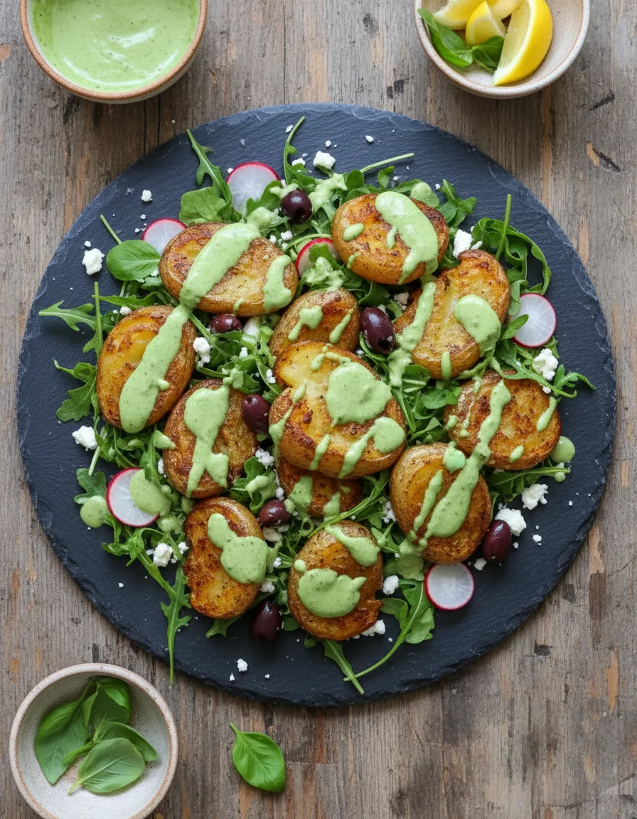 Smashed Potato Salad