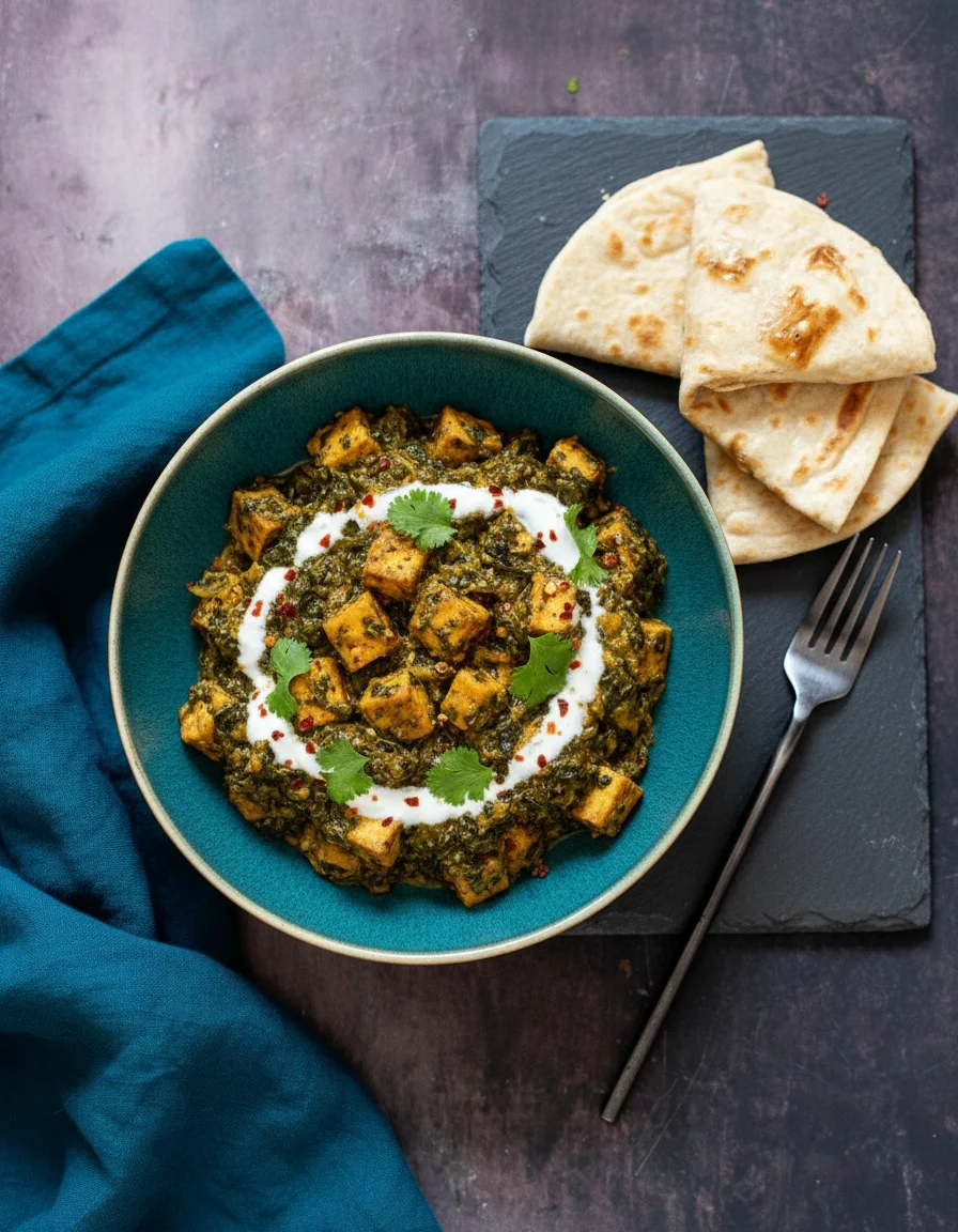 Spicy Spinach Tofu Stir Fry