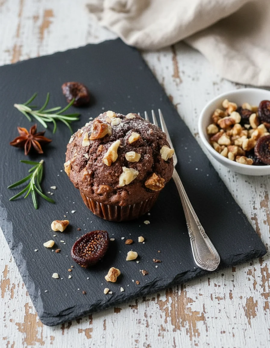 Spiced Walnut & Fig Muffins