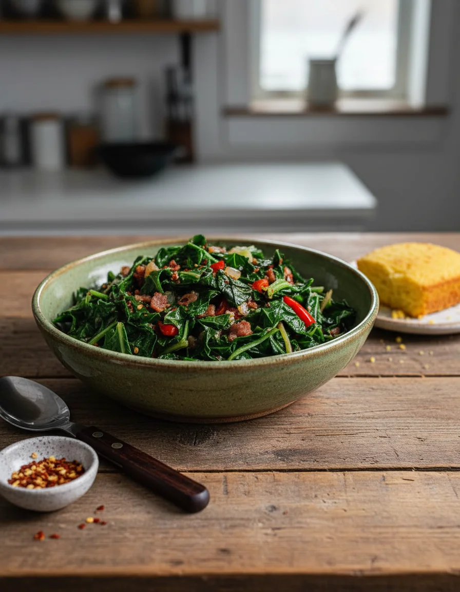 Spicy Collard Greens