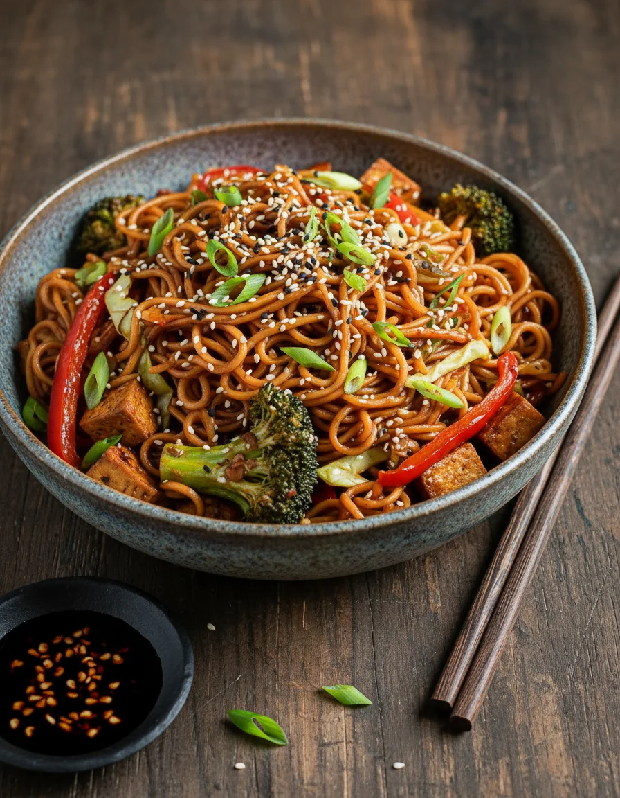 Spicy Garlic Wok Noodles