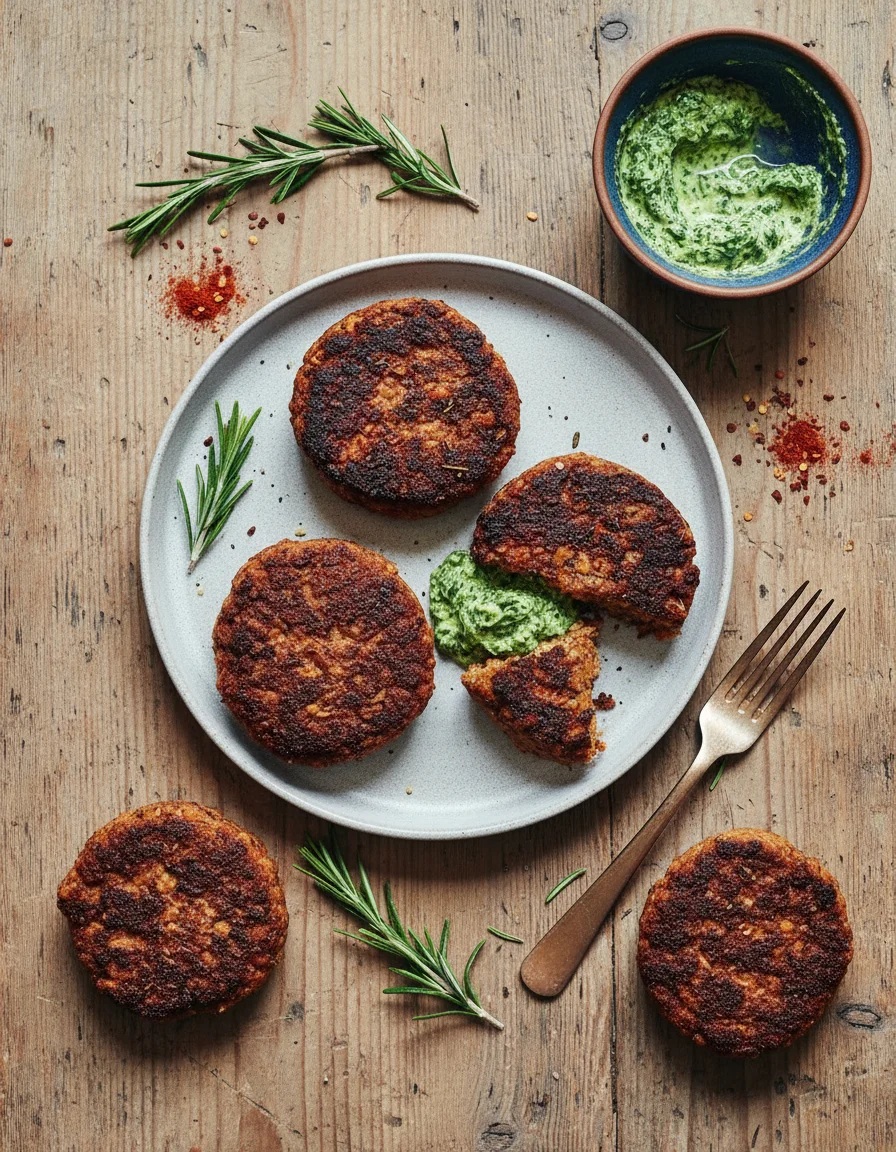Spicy Tempeh Sausage Patties
