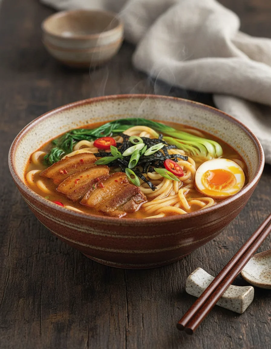 Spicy Udon Noodle Soup
