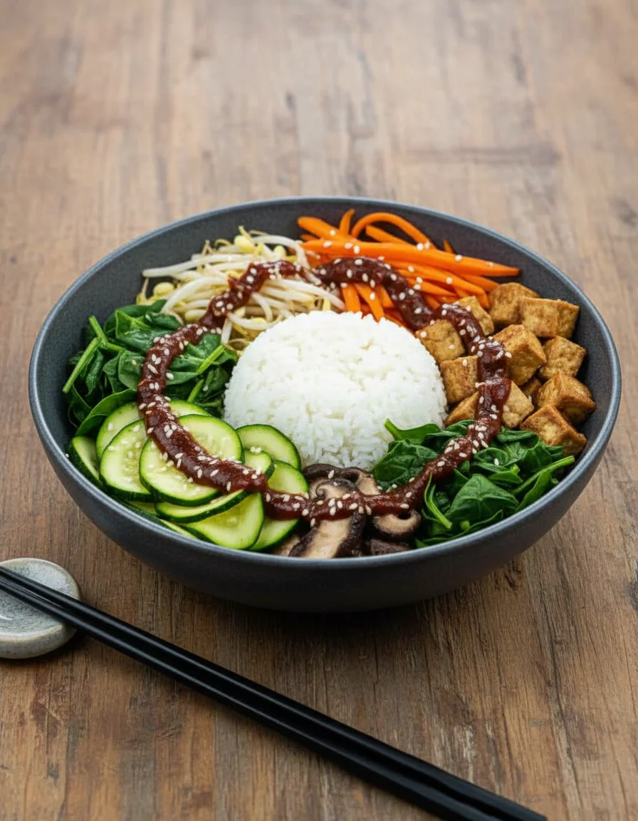 Spicy Vegan Bibimbap