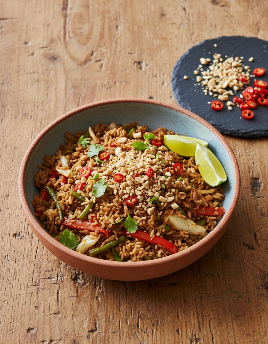 Spicy Vegan Nasi Goreng