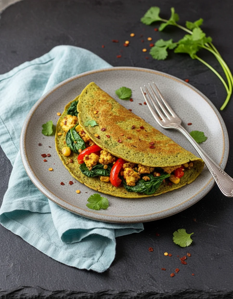 Spinach Quinoa Omelette