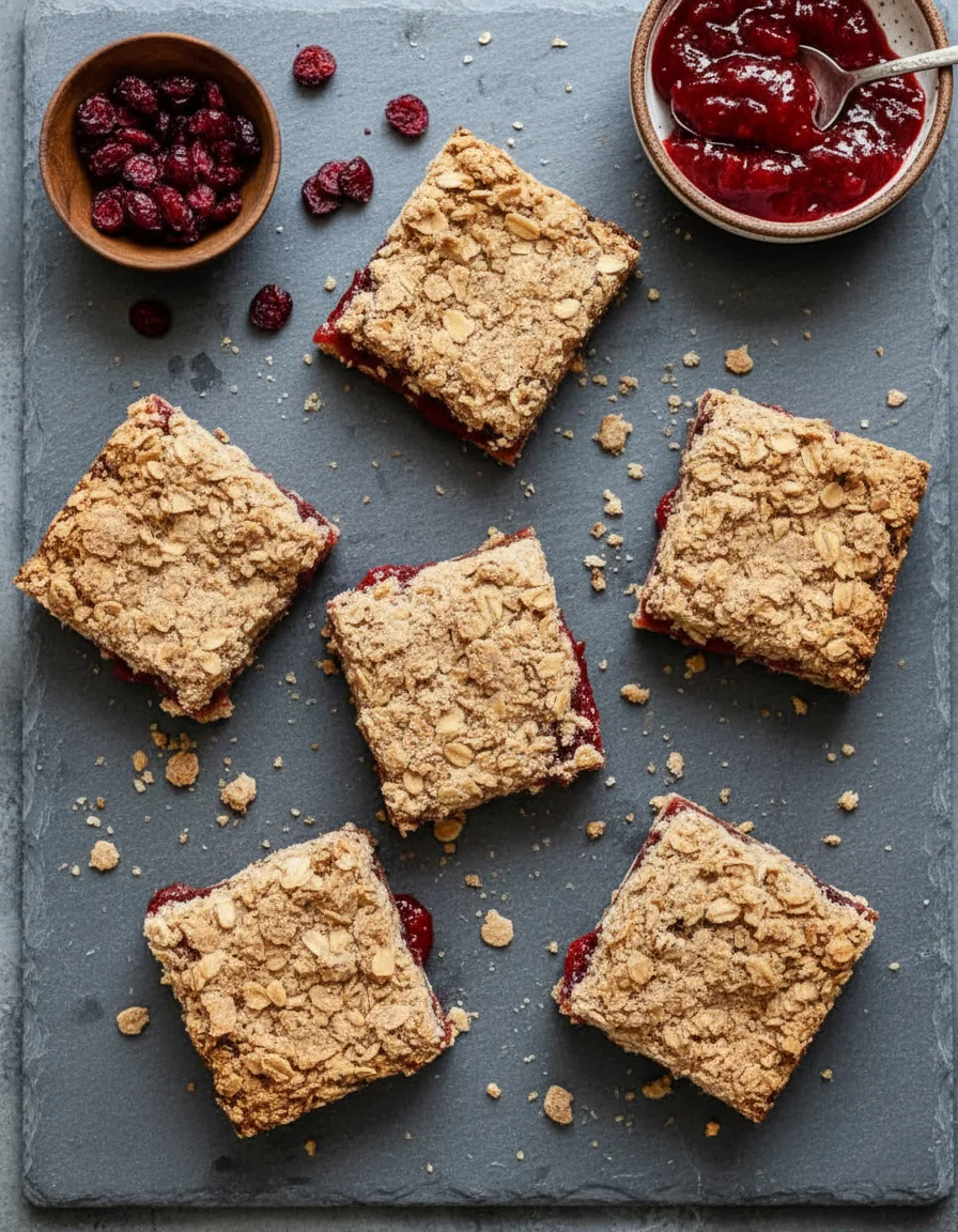 Strawberry Oatmeal Bars