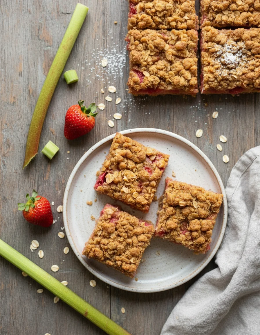 Strawberry Rhubarb Bars