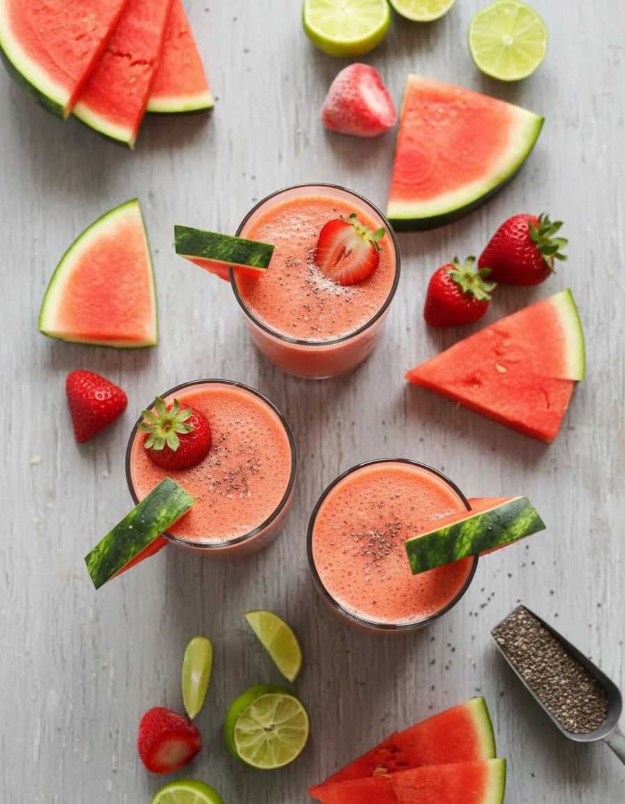 Strawberry Watermelon Smoothie