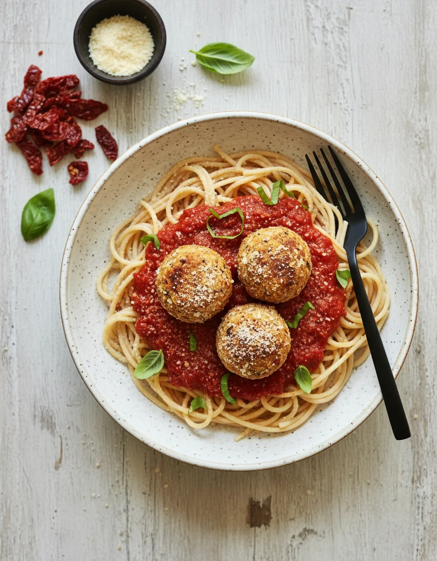 Sun-Dried Tomato & Basil Meatballs
