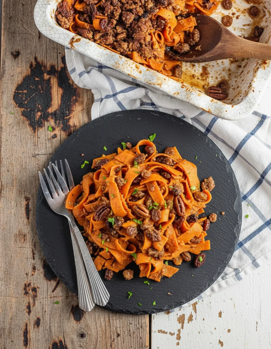 Sweet Potato Ribbons Casserole