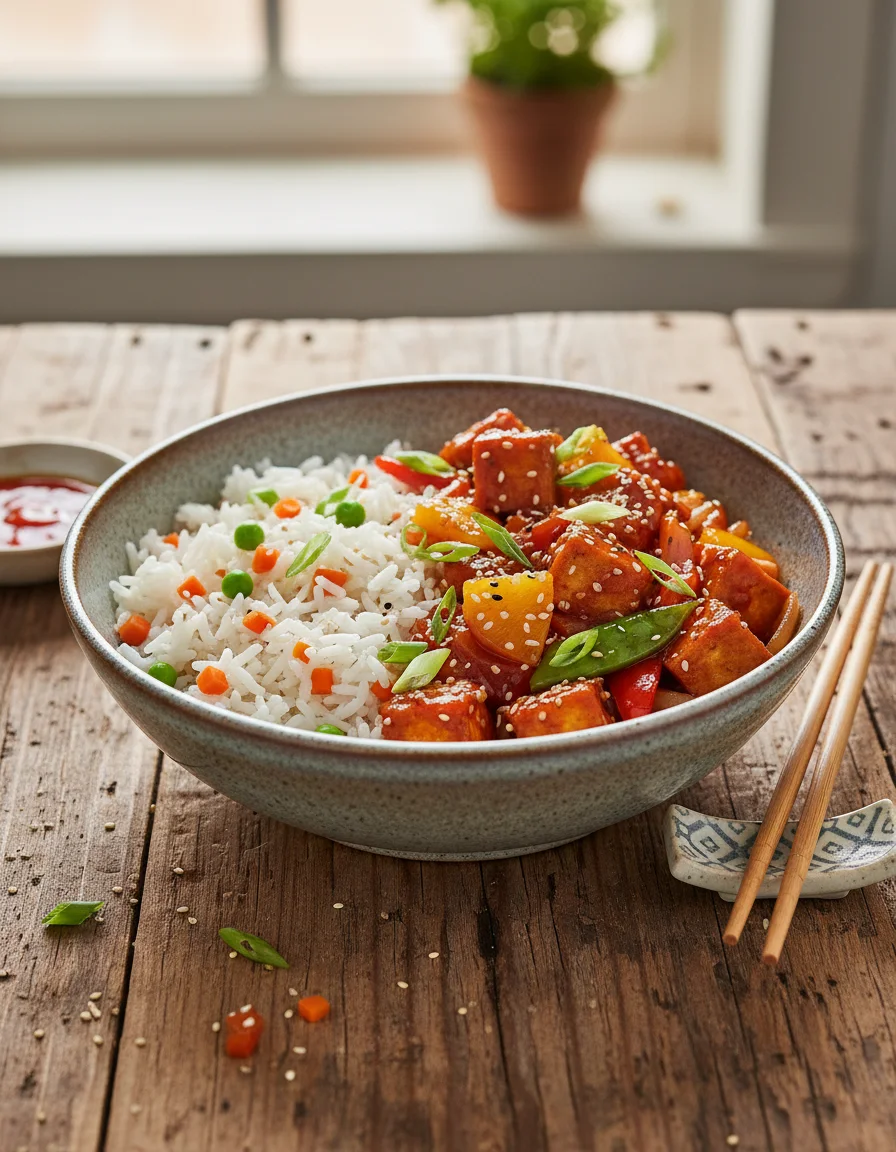 Sweet & Sour Tofu Stir-Fry