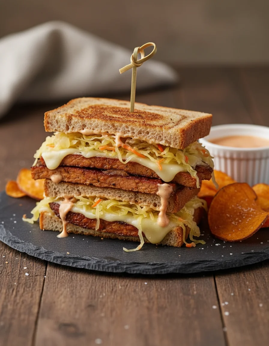 Vegan Tempeh Reuben