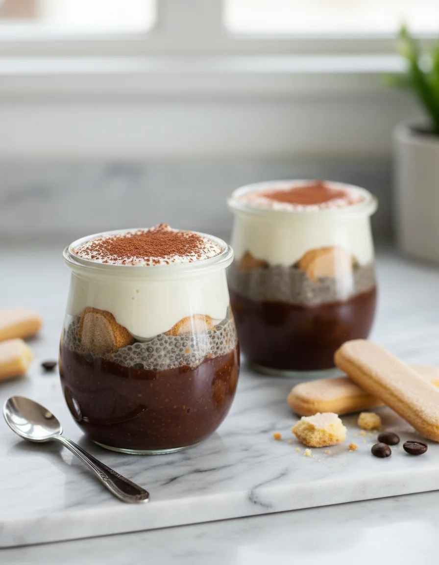 Tiramisu Chia Pudding