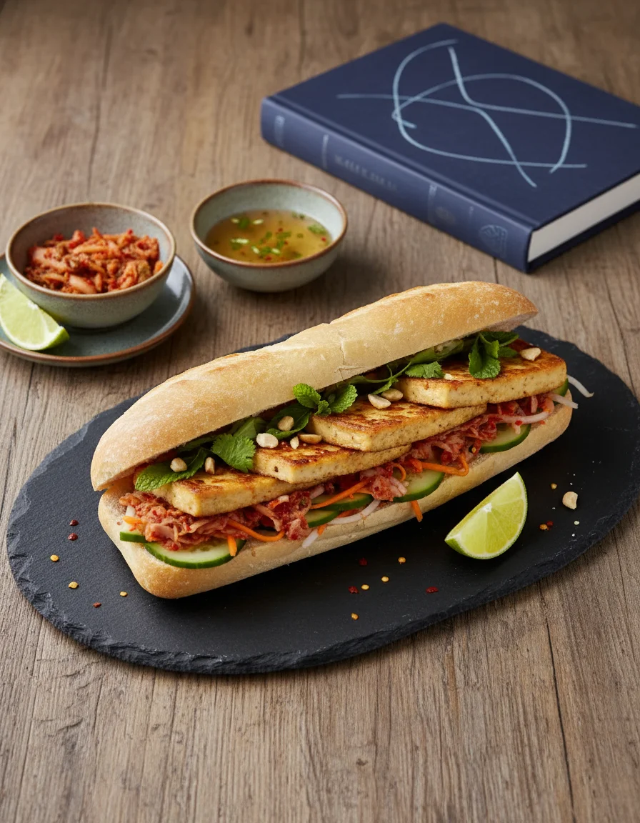 Tofu Kimchi Banh Mi