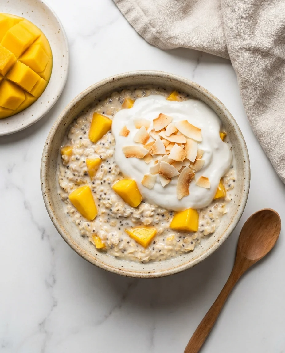 Tropical Mango Coconut Overnight Oats