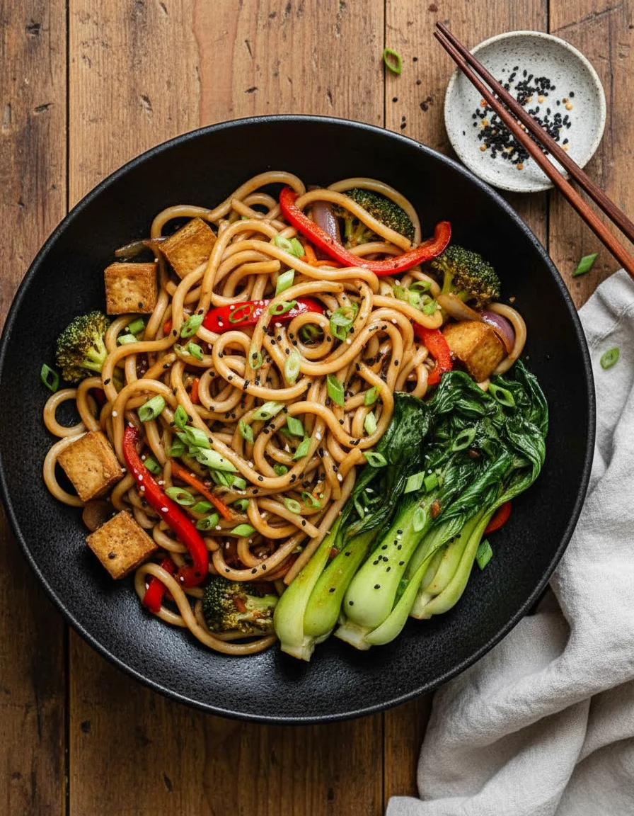 Udon Noodle Stir-Fry