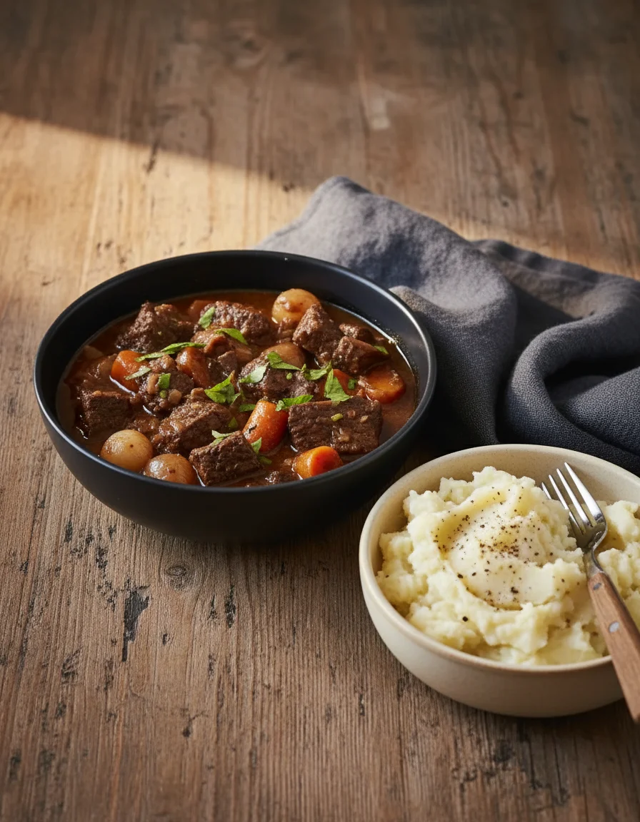 Vegan Beef Bourguignon