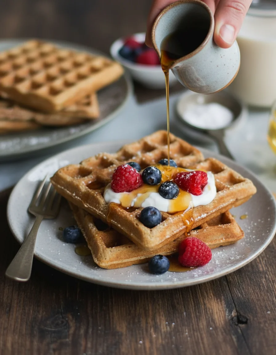 Vegan Breakfast Waffles