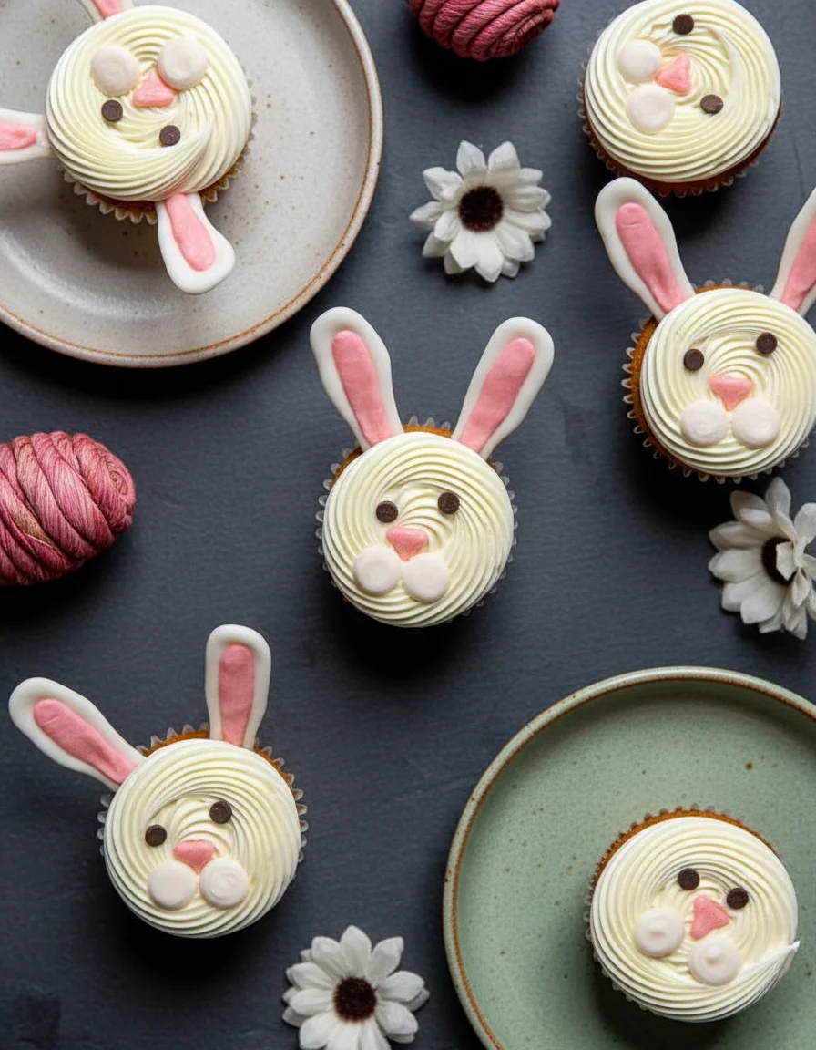 Vegan Bunny Cupcakes