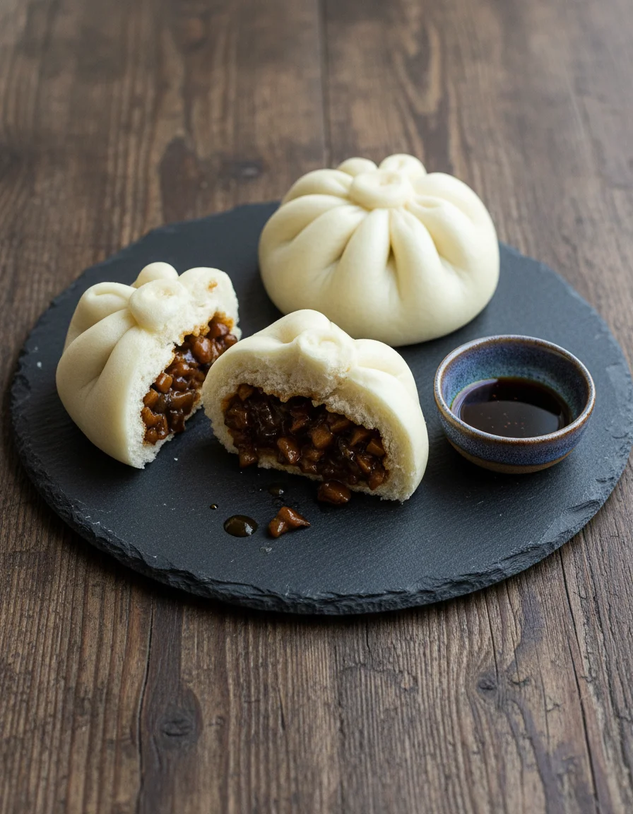 Vegan Char Siu Bao