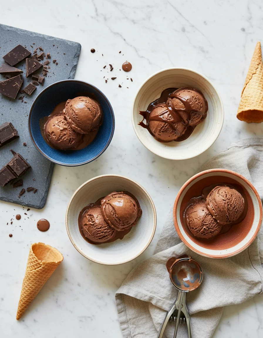 Creamy Vegan Chocolate Ice Cream