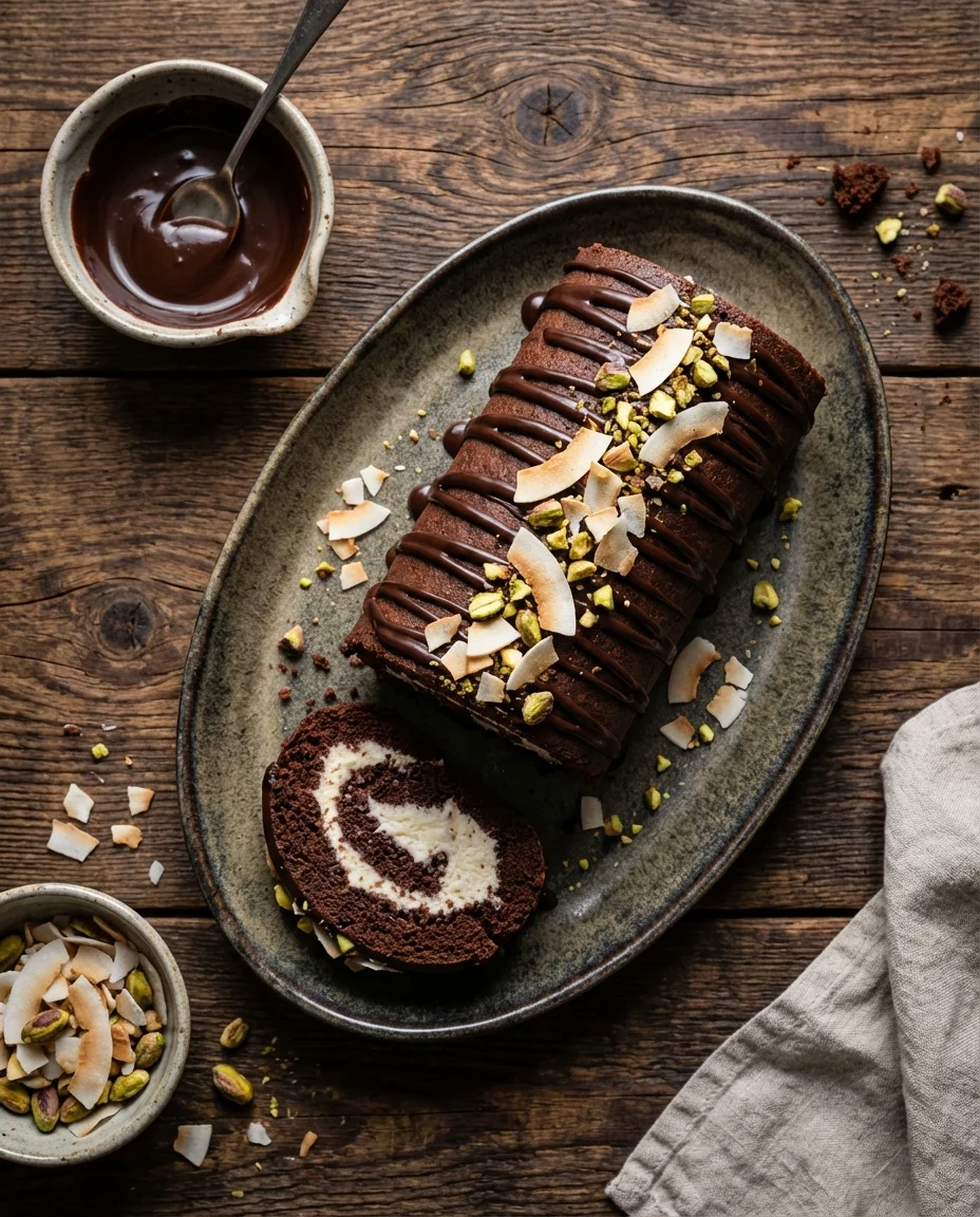 Vegan Chocolate Roulade